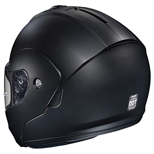 HJC Solid Men's CL-MAX 3 Modular Street Motorcycle Helmet - Semi Flat Black/X-Large