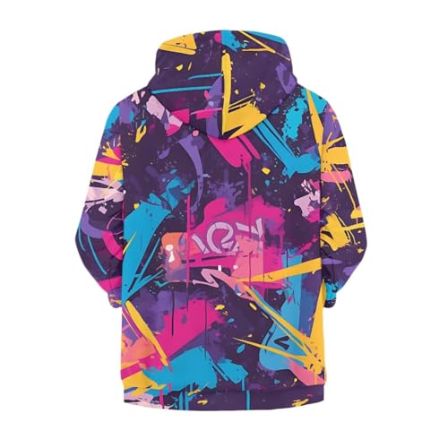 Unisex Kids Zip Up Hoodies for Teens Boys Girls Pullover Hooded Sweatshirt with Pockets for 6-16 Years,S-XL3