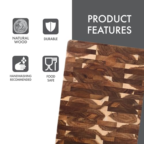 Tabla de Cortar Dexas Acacia End Grain Reversible 30x47 cm miniatura 3