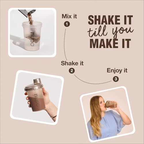 NUPO Diet Shake Chocolate – Premium diet shakes for weight management I Clinically proved meal replacement shake for weight control I 12 Servings I Very Low-Calorie Diet, GMO Free