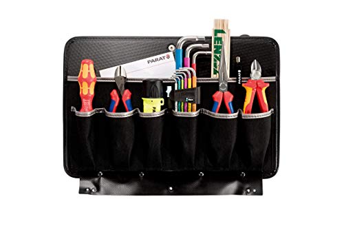 Parat Werkzeugtafel (2-seitig, für Werkzeugkoffer, viele Einsteckfächer, Farbe schwarz, Werkzeughalter) 591005161