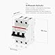 ABB S203-B20 MCB Leitungsschutzschalter Typ B, 3-polig 20A 400V Abschaltvermögen 6 kA System Pro M Compact 2CDS253001R0205