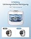 Ultraschallreinigungsgerät 47000Hz UV Ultraschallreiniger, 220ML Tragbar Ultrasonic Cleaner Dental Pod für Zahnersatz, Retainer, Aligner, Zahnschiene, Prothesen, Schmuck (Weiß)