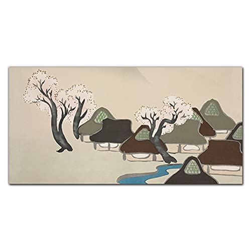 Décoration murale photo sur verre 100x50cm grand tableau Asie