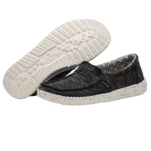 Hey Dude Women's Misty Fleece Carbon Size 10 | Women’s Loafers | Women’s Slip On Shoes | Comfortable & Light-Weight