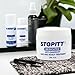 Stopitt Medicated Anti Dandruff Hair and Scalp Treatment, 4 Oz, with Moofin Eyebrow Tweezers, Combats Flakes & Itchiness with Powerful Dandruff Hair Treatment, Long-Lasting Formula [ Pack of 2 ]