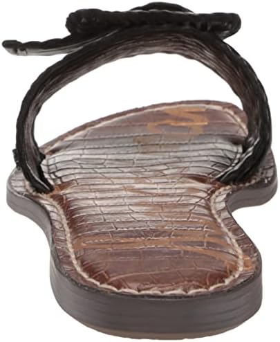 Sam Edelman Women's Gabriela Flat Sandal, Black, 6.5 | Image 2