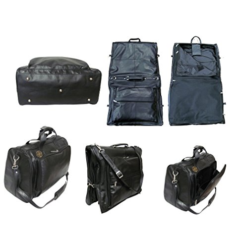 Black Leather Two Piece Set Traveler2