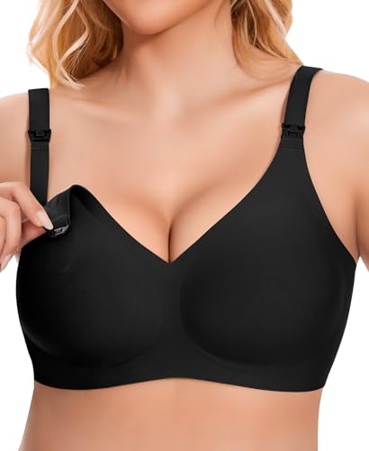 QooNoo Still BH Ohne Bügel Schwangerschafts Still-BH BH Damen BHS Große...