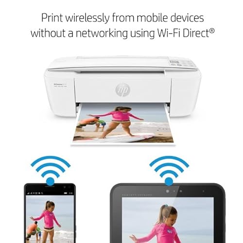 Neego Hp Deskjet Wireless Color Inkjet Printer All-In-One With Lcd Display - Print Scan Copy And Mobile Printing Ultra Compact 6 Ft Printer Cable #TOP2