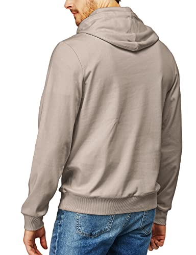 H2H Mens Lightweight Basic Hoodie Sweatshirt With Pullover Design Taupe Us S/Asia M (Cmohol092) #TOP4