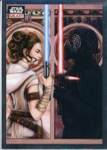 2023 Topps Chrome Star Wars Galaxy #48 A Dyad in the Force Non-Sport Card - Sportscard Superstore