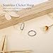 FASACCO 16G Cartilage Hoop Earring 316L Surgical Steel Silver Huggie Hoop Earrings Hypoallergenic Hinged Segment Rings Septum Nose Hoops Daith Conch Helix Tragus Piercing Jewelry 8mm