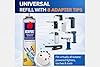 Newport Zero Ultra Refined Butane Fuel, 300ml, Near Zero Impurities, Made in UK, Universal Lighter Refill with 8 Adapters & 2 Flints, for Torch & Cigar Lighters, 4 Pack #3