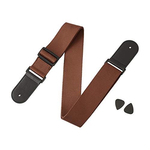 Amazon Basics Sangle de guitare ajustable pour guitare électrique/acoustique/basse Comprend 2 médiators Sangle douce… - Les Beatles, Paul McCartney, John Lennon, RIngo Starr, George Harrison Amazon Basics Sangle de guitare ajustable pour guitare électrique/acoustique/basse Comprend 2 médiators Sangle douce…