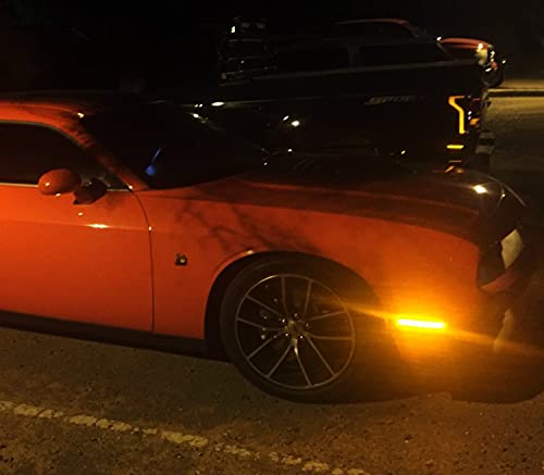 Kit de lámparas LED amarillas para Dodge Challenger 2008-14 miniatura 3