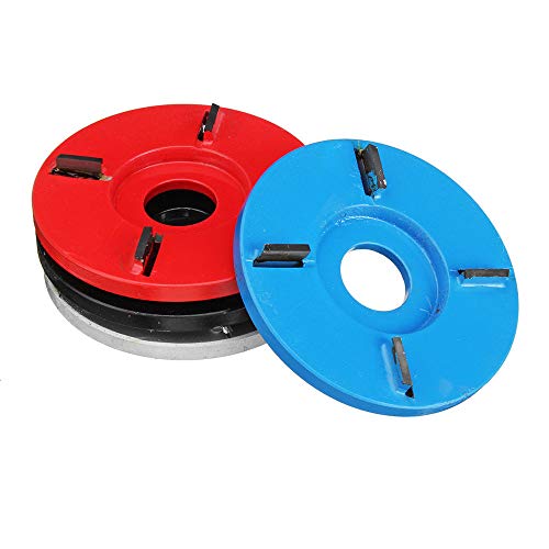 Disco de carpintería de 4 dientes negro para amoladora angular de 22 mm 6