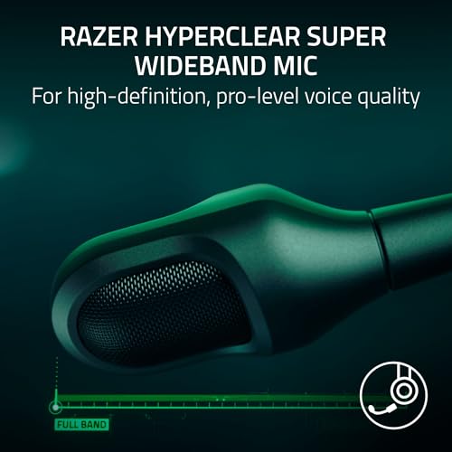 Image of Razer BlackShark V3 Pro - Wireless E-Sports Headset with ANC Noise Cancelling - 50 mm Audio Driver - Removable Microphone - Wireless 2.4 GHz & Bluetooth - FPS Profiles - PC /Mac | White