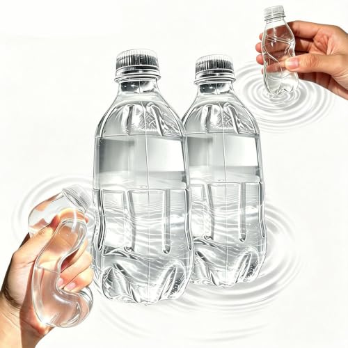 Juguete de TPR para aliviar el estrés y la ansiedad con forma de botella de agua blanda