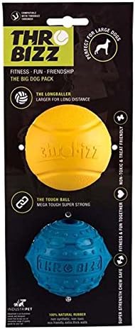 THROBIZZ Big Dog Ball 2 Pack