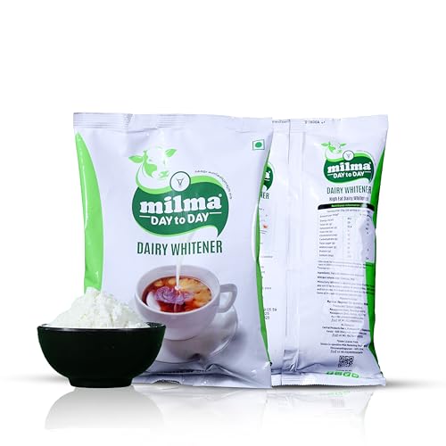 Image of Milma Dairy Whitener Powder 500g Pouch - Rich & Creamy for Instant Tea, Coffee & Desserts