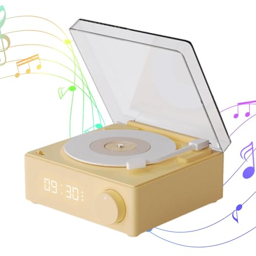 Haut-parleurs de tourne-disque vertical sans fil et réveil intelligent pour l'extérieur