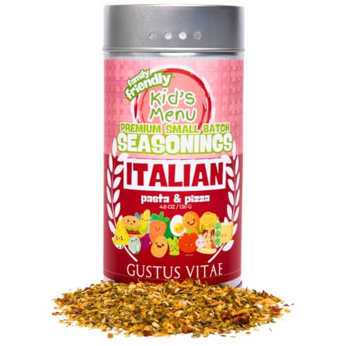 Gustus Vitae | Kid’s Menu: Italian - Pasta &amp; Pizza Gourmet Seasoning Blend