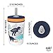 Zak Designs Kelso Toddler Cups For Travel or At Home, 15oz 2-Pack Durable Plastic Sippy Cups With Leak-Proof Design is Perfect For Kids (DinoRoar, Zaksaurus)