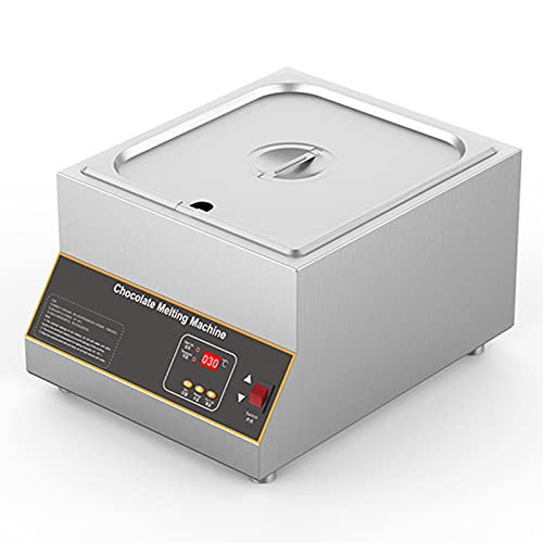 Máquina Comercial De Templado De Chocolate Calefacción Por Aire Ollas Para Derretir Chocolate Control Digital Calentador De Alimentos 1/2/4 Tanques Capacidad De 10 L 0 ℉ ~ 185 ℉ Control De Temperatu