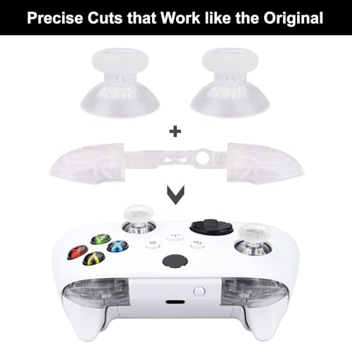 Image of Lb Rb Bumper Button Replacement for Xbox Series X S Controller, Shoulder Trigger Buttons Top Middle Bracket Replacement Parts for Xbox Series X S Controller