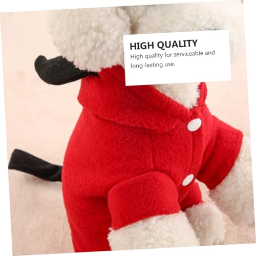 Disfraz de diablo para perro pequeño talla S miniatura 3