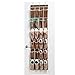 Zober Over The Door Shoe Organizer - 24 Breathable Pockets, Hanging Shoe Holder for Maximizing Shoe Storage, Accessories, Toiletries, Laundry Items. 64in x 18in