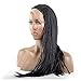 Produktbild Perücke, 61 cm, Mikro-Geflecht, schwarze Kunsthaar-Perücke, hitzebeständige Faser, geflochten, Box Zöpfe, für schwarze Frauen