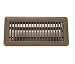 Rocky Mountain Goods Floor Register 4X12 (Duct Opening Measurements) - Heavy Duty Walkable Register - Premium Finish - Easy Adjust air Supply Lever - 4 inch by 12 Inch Floor Vent (Brown)