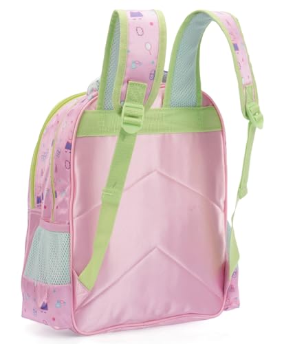Image of STRIDERS Peppa Pig School Bag for Kids | Spacious Durable Rolling Backpack | Padded Comfortable Straps & Fun Design | Ideal for School Travel & Play
