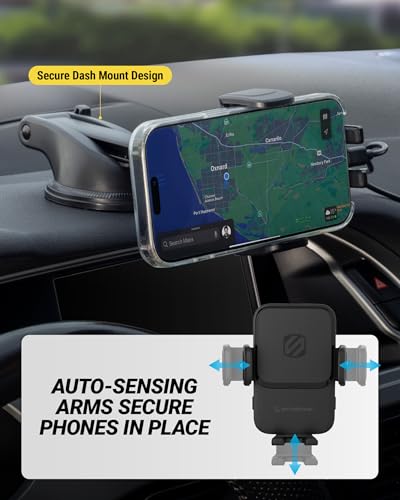 Cargador inalámbrico de coche compatible con iPhone y Samsung Android 3