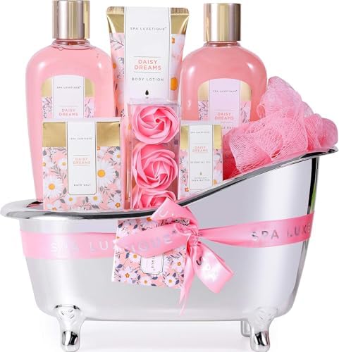 Gift Sets for Women-Spa Luxetique Spa Gift Set, 8pcs Daisy Pamper...