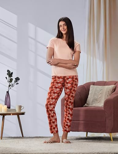 Image of Van Heusen Relaxed Fit Functional Pocket Ultra Soft Allover Print Lounge Pants - Available in Pack of 1 & 2