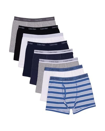 Image of Calvin Klein Kids Boys' Modern Cotton Boxer Brief Underwear 8-Pack