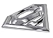 Elektroplate Officially Licensed DC Comics 3D Superman All Metal Emblem for Cars, Trucks, and All Auto | Universal Fit at 4.2