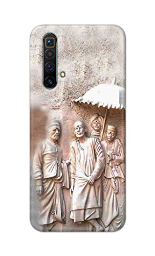 Image of Printed Hard Back Cover Case for Realme X3 | X3 SuperZoom | Realme X50 5G Back Cover (Sai Baba) -1803