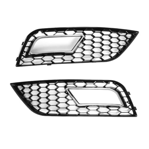 Grille de calandre A4 B8.5 style RS4 nid d'abeille argent chrome finition premium de précision