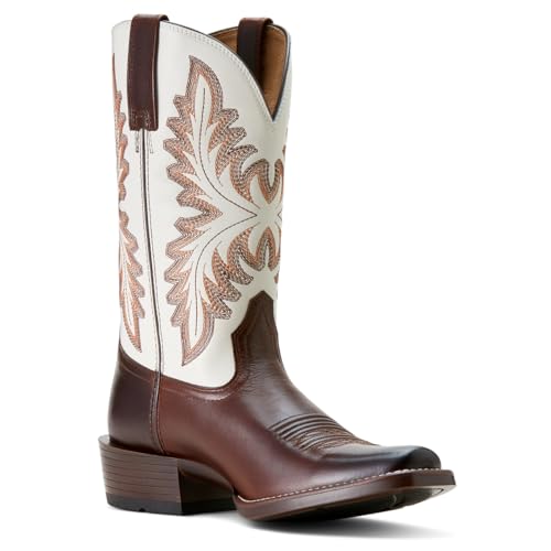 Ariat Men's Renegade Cowboy Boot, Mahogany/Crema, 7