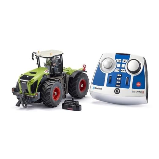 siku 6794, Claas Xerion 5000 TRAC VC Traktor, grün, Metall/Kunststoff, 1:32, Ferngesteuert, Inkl. Bluetooth-Fernsteuerung, Steuerung via App möglich