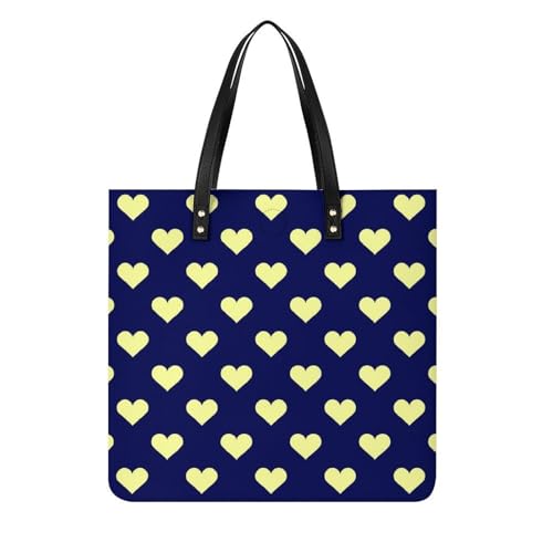 Sac de voyage Cœur Jaune le grand sac à main shopper qui allège vos déplacements