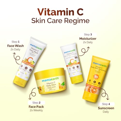 Mamaearth Vitamin C Daily Glow Sunscreen SPF 50 50g - Image 6