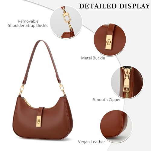 Image of KKXIU Shoulder Bag for Women Cute Hobo Vegan Leather Handbag