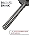 SDS Max Floor Scraper, Firecore 5.5 Inch by 12.5 Inch Heavy Duty Thinset Removal Chisel Bits for SDS Max Rotary Hammer Drill Tool, Adhesive Remover Bit for Laminate Floor Ceramic Tile Concrete Mortar