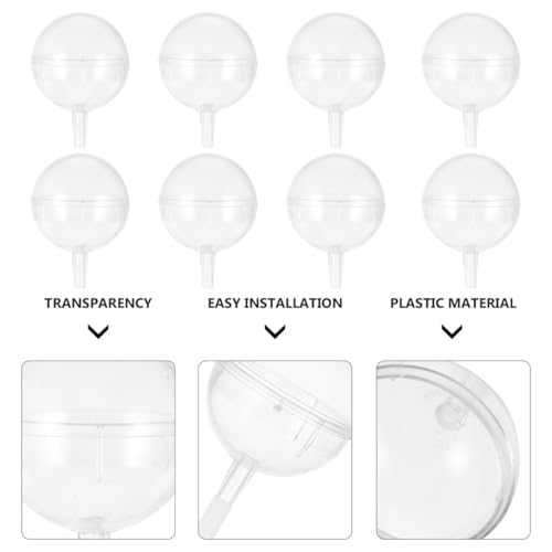 Support rond en plastique transparent sachet chocolat x50