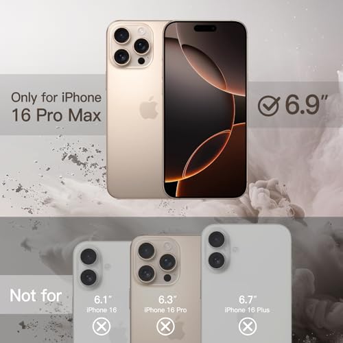 Image of JETech Case for iPhone 16 Pro Max, Natural Titanium